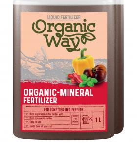 LIQUID ORGANIC-MINERAL FERTILIZER - FOR TOMATOES AND PEPPERS 1l
