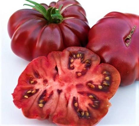 Packet - TOMATO - PURPLE CALABASH, regular seed - not treated and not gmo