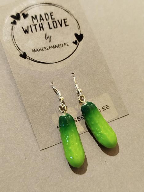 Packet - Gardener earrings CUCUMBER