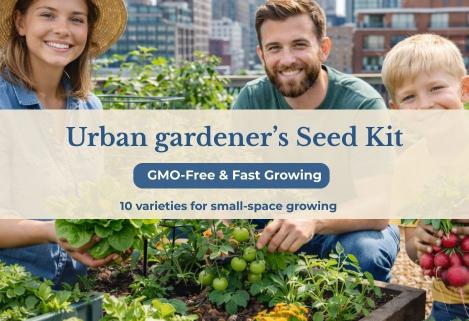 Packet - Urban Gardener’s Seed Kit – 10 varieties for small-space growing